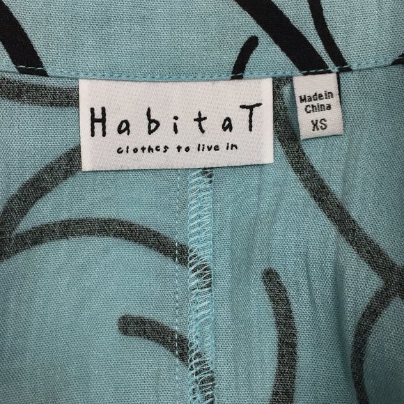 Habitat Tunic Swing Shirt Aqua - Picture 6 of 8